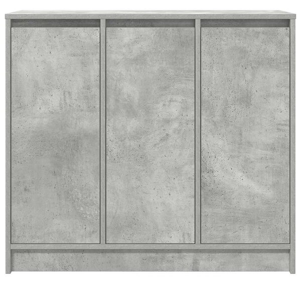 VidaXL betonszürke szerelt fa tálalószekrény 85x34x76 cm