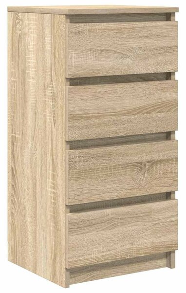 VidaXL sonoma tölgy színű szerelt fa tálalóasztal 37,5x35x76 cm