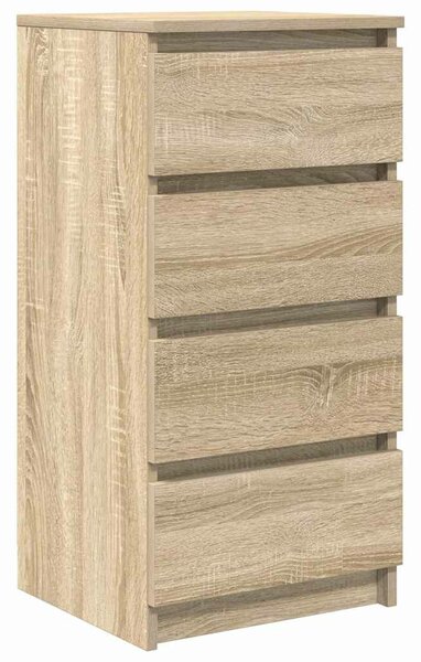 VidaXL sonoma tölgy színű szerelt fa tálalóasztal 37,5x35x76 cm