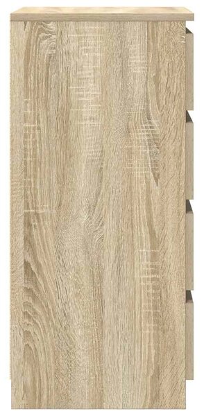 VidaXL sonoma tölgy színű szerelt fa tálalóasztal 37,5x35x76 cm