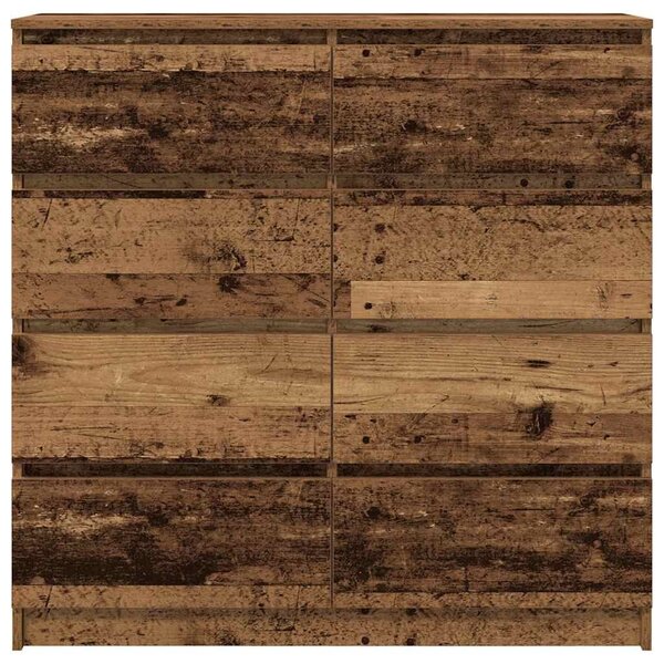 VidaXL antik fa színű szerelt fa tálalószekrény 100x35x99 cm