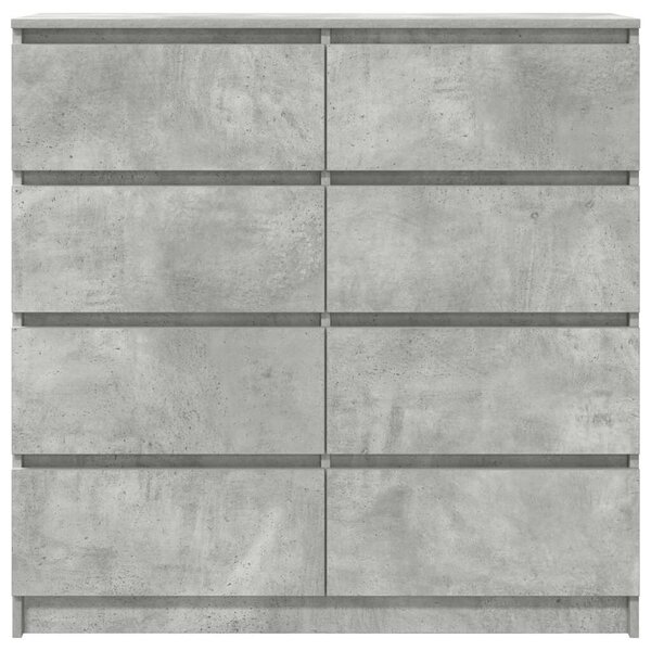 VidaXL betonszürke szerelt fa tálalószekrény 100x35x99 cm