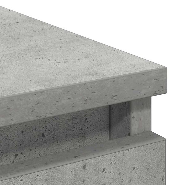 VidaXL betonszürke szerelt fa tálalószekrény 100x35x99 cm