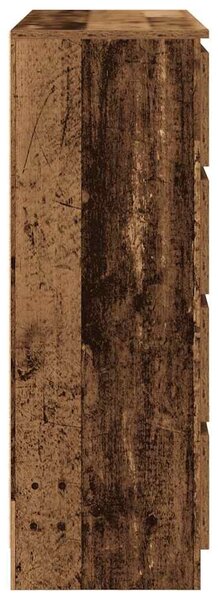 VidaXL antik fa színű szerelt fa tálalószekrény 100x35x99 cm
