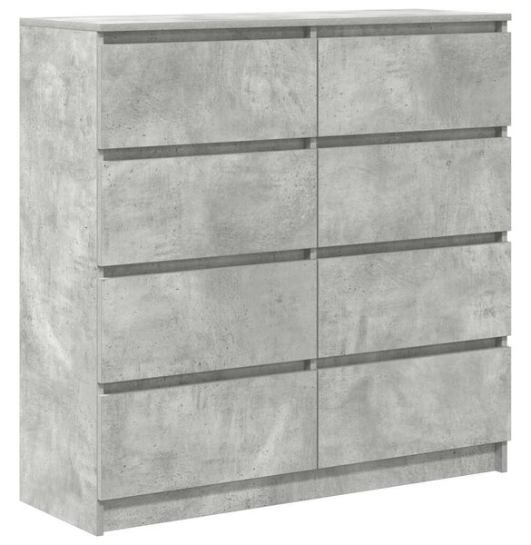 VidaXL betonszürke szerelt fa tálalószekrény 100x35x99 cm