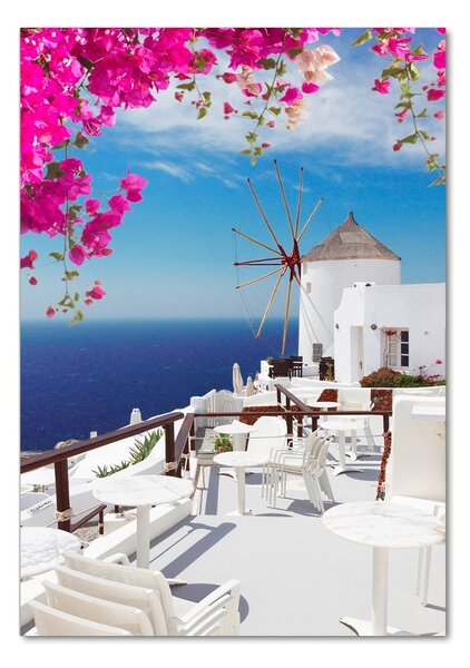 Üvegkép falra Santorini görögország