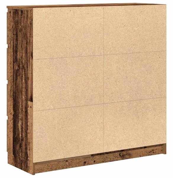 VidaXL antik fa színű szerelt fa tálalószekrény 100x35x99 cm