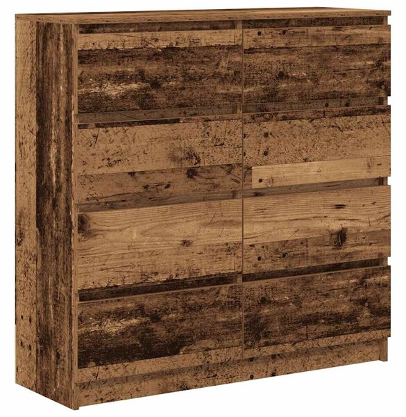 VidaXL antik fa színű szerelt fa tálalószekrény 100x35x99 cm