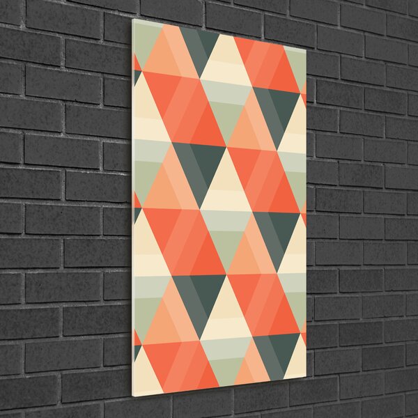 Üvegkép nyomtatás Geometriai háttér