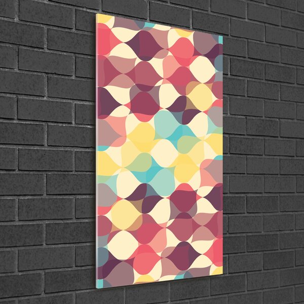 Üvegkép nyomtatás Geometriai háttér
