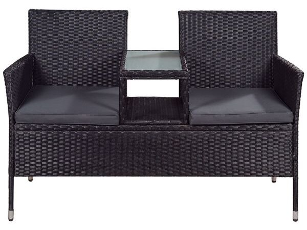 Juskys Rattan pad – Monaco fekete