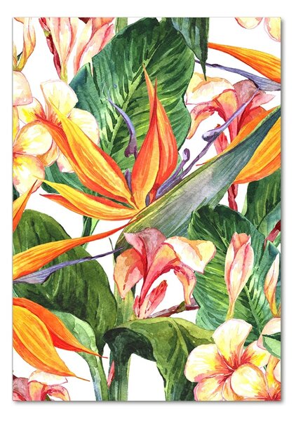 Photo kép üveg Hawaii mintás