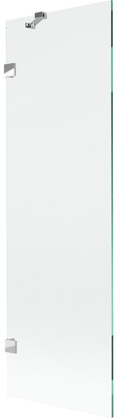 Mexen, Mexen Lunar 1 szárnyú kádparaván 60 x 150 cm, átlátszó, króm - 897-060-000-01-00