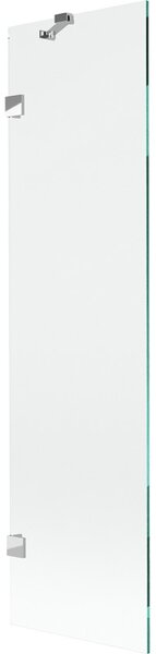 Mexen, Mexen Lunar 1 szárnyú kádparaván 50 x 150 cm, átlátszó, króm - 897-050-000-01-00