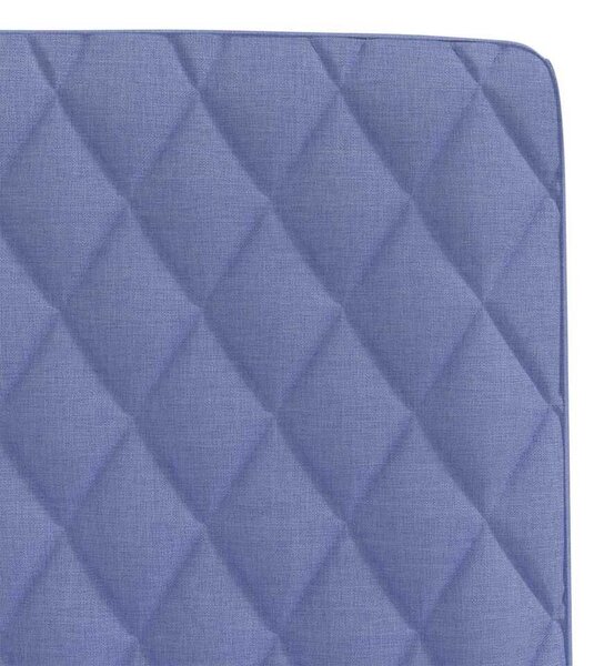 VidaXL étkezőszékek 6 db Jeans kék szövet