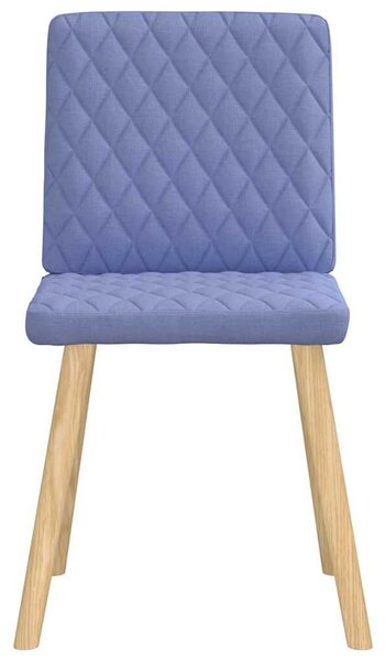 VidaXL étkezőszékek 6 db Jeans kék szövet