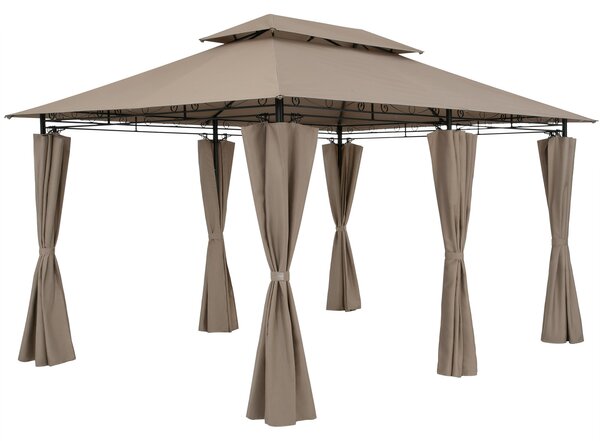 Deuba Topas kerti pavilon 4x3 m - taupe