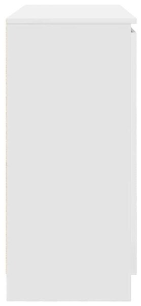 VidaXL fehér szerelt fa tálalószekrény fiókos 100,5x35x76 cm