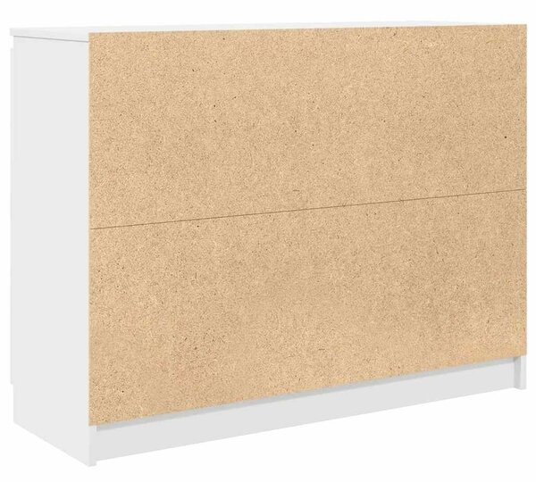 VidaXL fehér szerelt fa tálalószekrény fiókos 100,5x35x76 cm