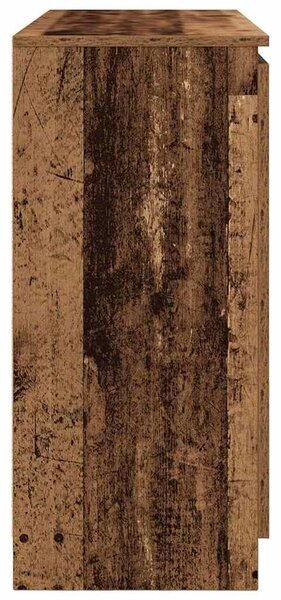 VidaXL antik fa szerelt fa tálalószekrény fiókos 100,5x35x76 cm