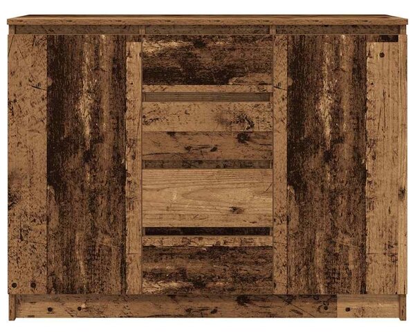 VidaXL antik fa szerelt fa tálalószekrény fiókos 100,5x35x76 cm