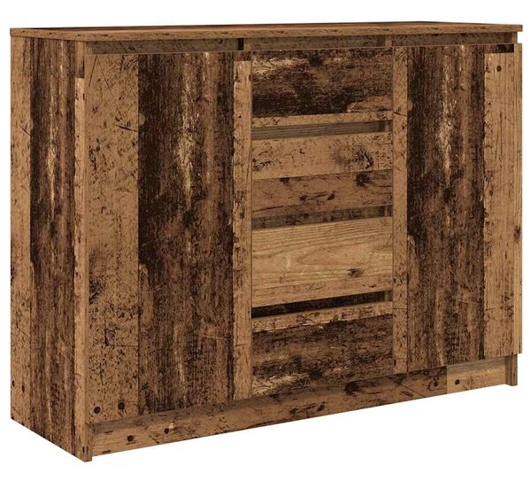 VidaXL antik fa szerelt fa tálalószekrény fiókos 100,5x35x76 cm
