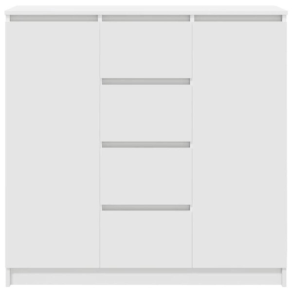 VidaXL fehér szerelt fa tálalószekrény fiókos 100,5x35x98,5 cm