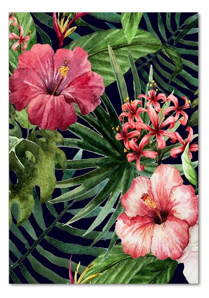 Photo kép üveg Hawaii mintás
