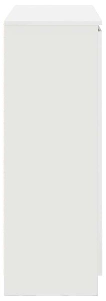 VidaXL fehér szerelt fa tálalószekrény fiókos 100,5x35x98,5 cm