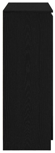 VidaXL fekete tölgy szerelt fa tálalószekrény fiókos 100,5x35x98,5 cm