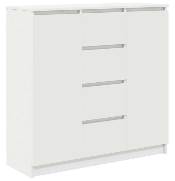 VidaXL fehér szerelt fa tálalószekrény fiókos 100,5x35x98,5 cm