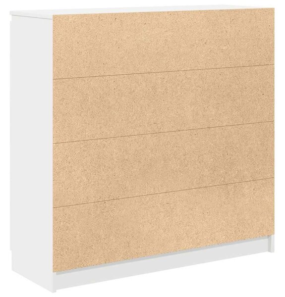 VidaXL fehér szerelt fa tálalószekrény fiókos 100,5x35x98,5 cm