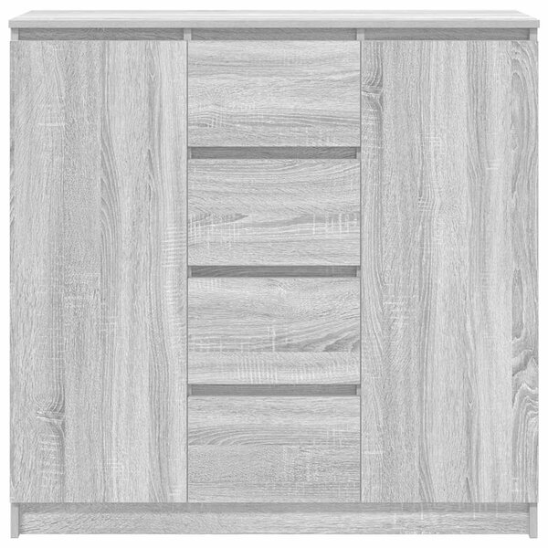 VidaXL szürke sonoma szerelt fa tálalószekrény fiókos 100,5x35x98,5 cm