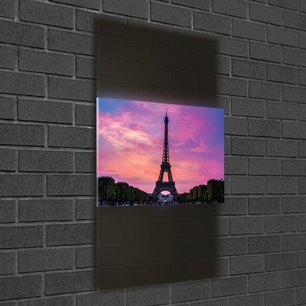 Üvegkép falra Párizsi eiffel-torony