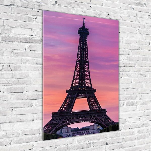 Üvegkép falra Párizsi eiffel-torony