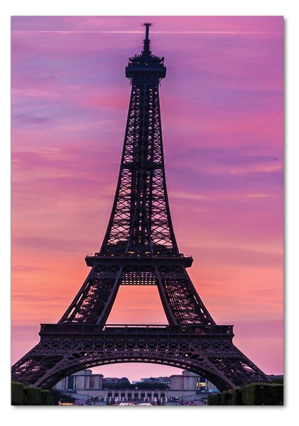 Üvegkép falra Párizsi eiffel-torony