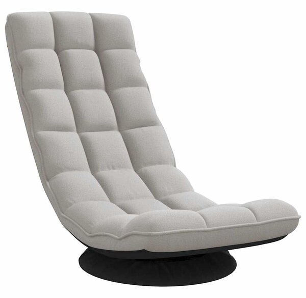 VidaXL felhőszürke szövet forgó padlószék 70x51x79 cm