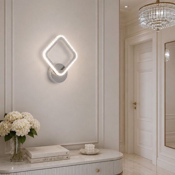 LHJ125-W króm LED fali lámpa