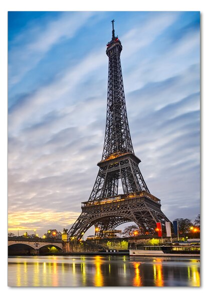 Üvegkép falra Párizsi eiffel-torony