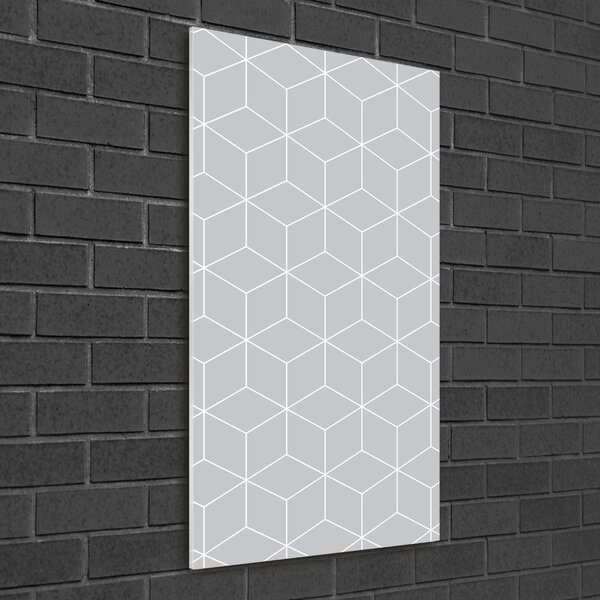Üvegkép nyomtatás Geometriai háttér
