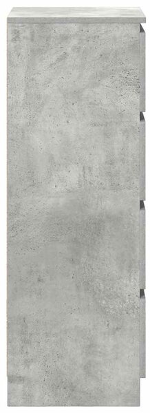 VidaXL betonszürke szerelt fa tálalószekrény 37,5x35x99 cm