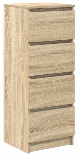 VidaXL sonoma tölgy színű szerelt fa tálalószekrény 37,5x35x99 cm