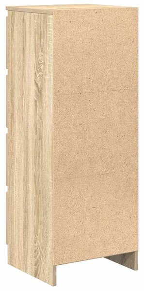 VidaXL sonoma tölgy színű szerelt fa tálalószekrény 37,5x35x99 cm