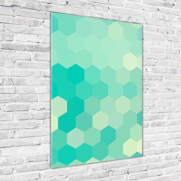 Üvegkép nyomtatás Geometriai háttér