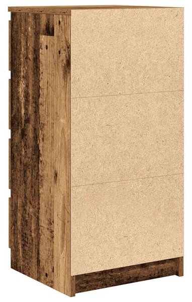 VidaXL antik fa szerelt fa tálalószekrény fiókos 37,5x35x99 cm