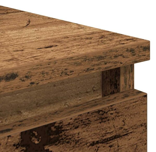 VidaXL antik fa szerelt fa tálalószekrény fiókos 37,5x35x99 cm