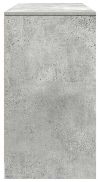 VidaXL betonszürke forgácslap íróasztal 120x42x76 cm