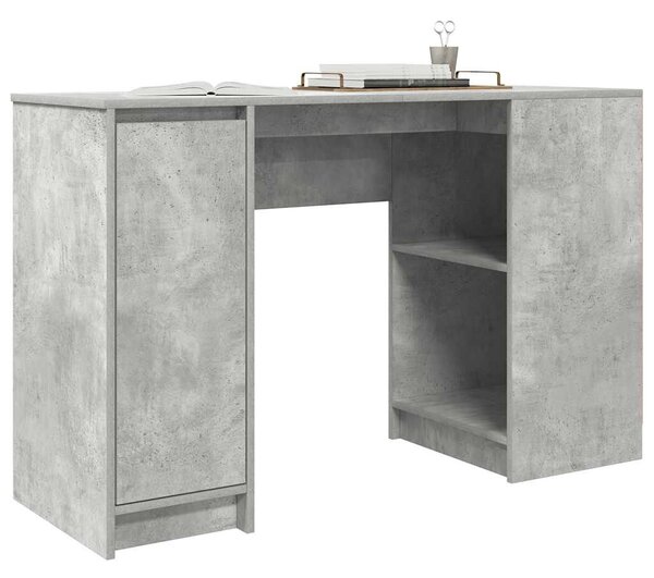 VidaXL betonszürke forgácslap íróasztal 120x42x76 cm