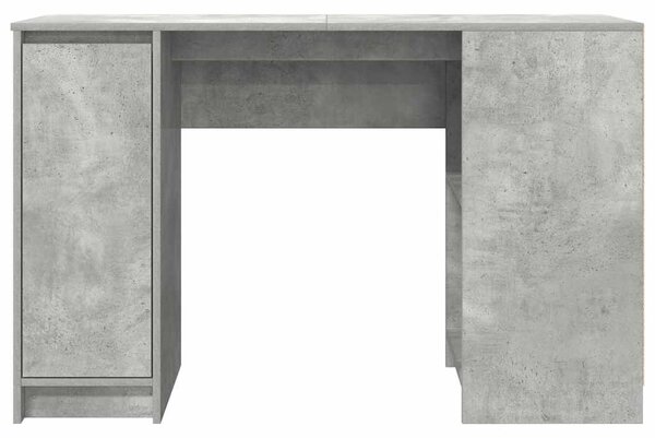 VidaXL betonszürke forgácslap íróasztal 120x42x76 cm