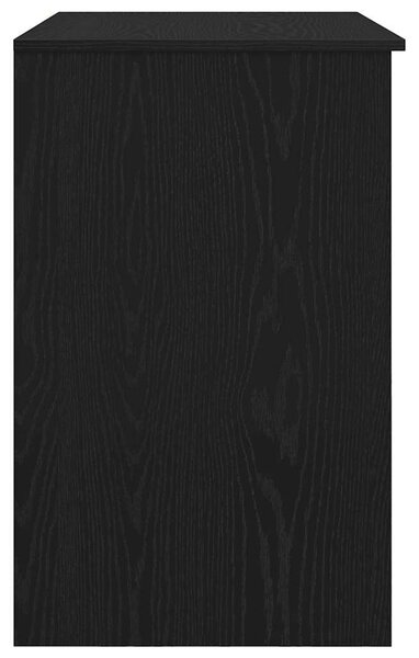 VidaXL fekete tölgy forgácslap íróasztal 86x49x76 cm